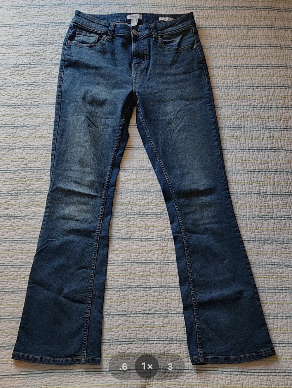 Forever 21 Dark Blue Flare Jeans